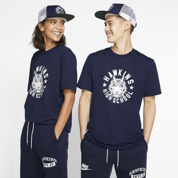 Nike x Stranger Things Hawkins High Trucker Hat (Navy/White) - Picture 3 of 4